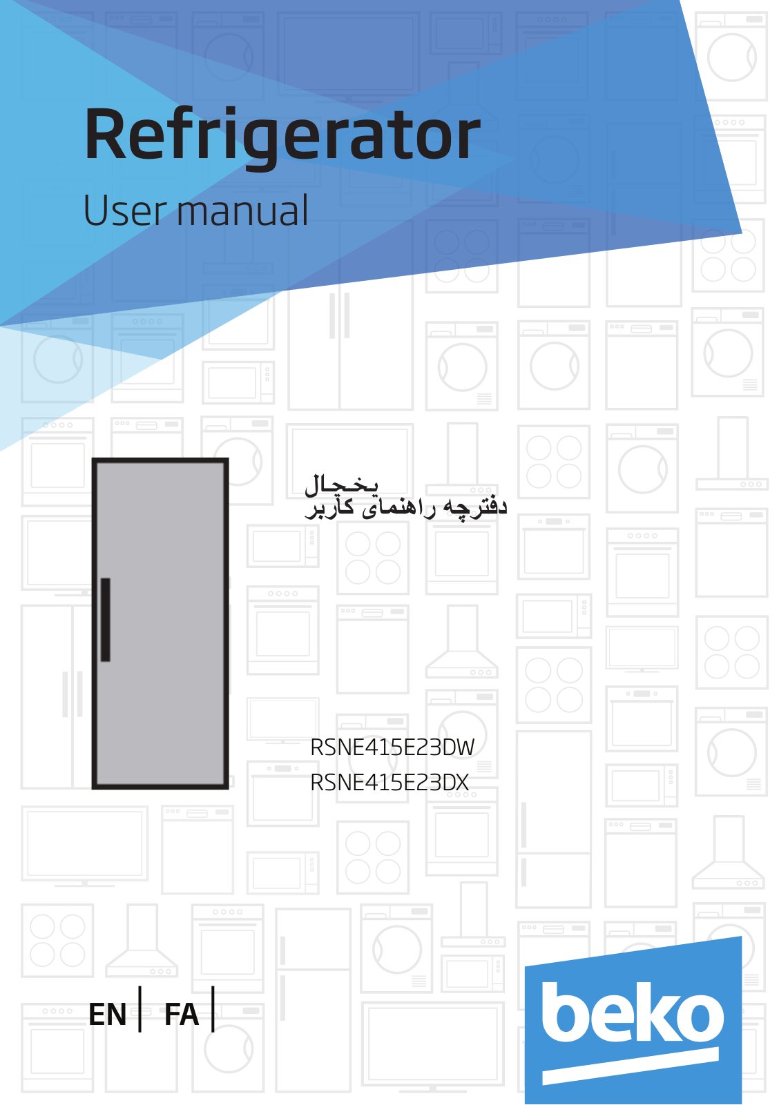 Beko RSNE415E23DW, RSNE415E23DX User manual