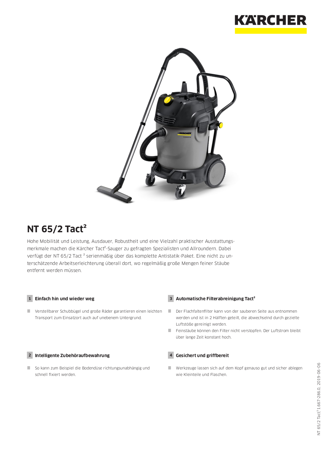 Kärcher NT 65-2 Tact User Manual