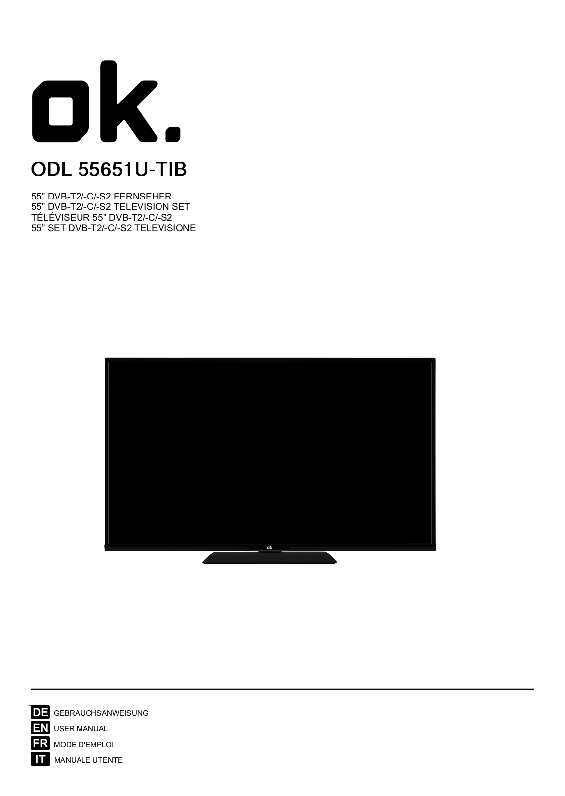 OK. ODL 55651U-TIB User guide - ManualMachine.com