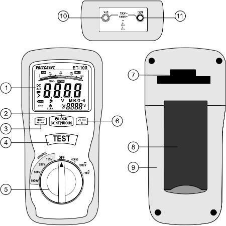 VOLTCRAFT ET-100 User guide