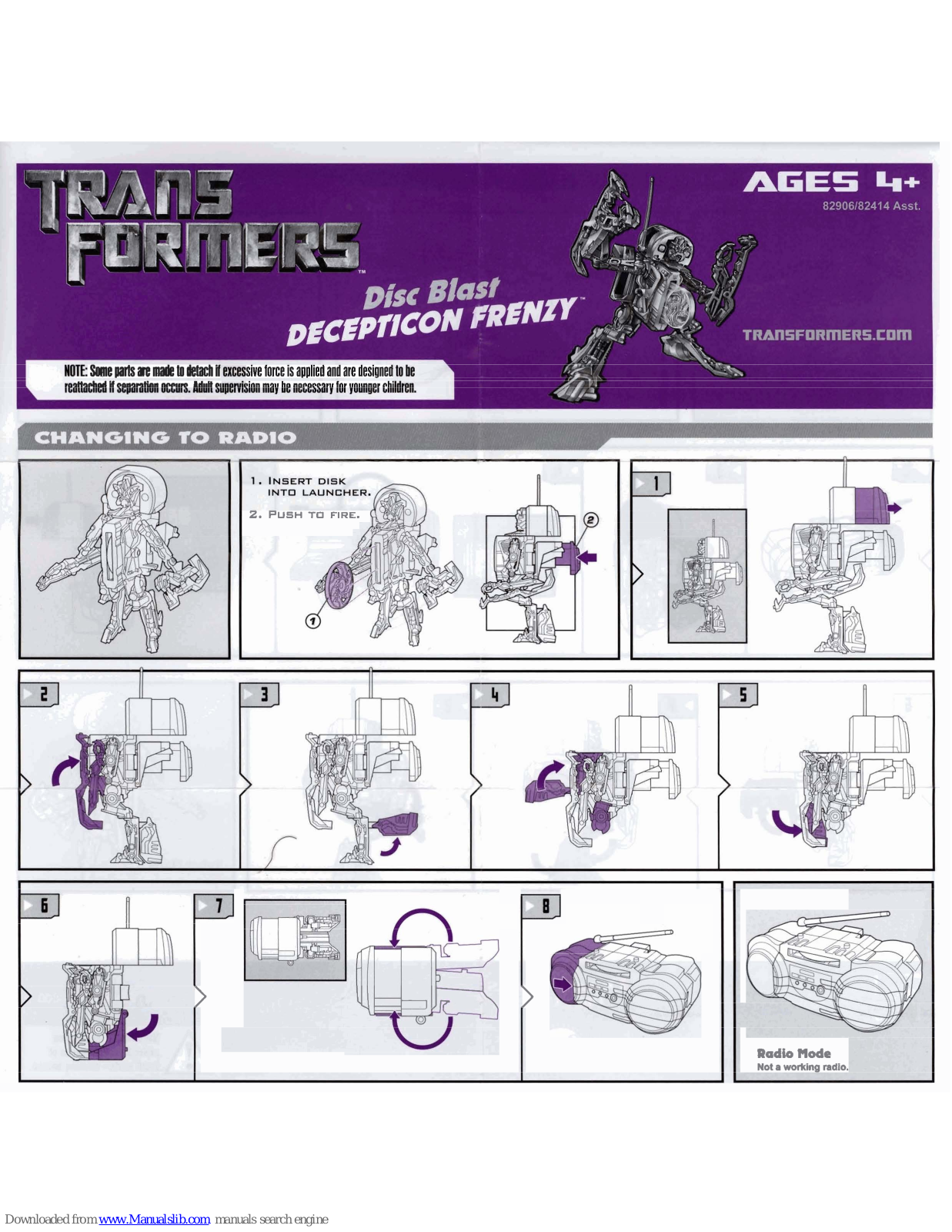 Hasbro 82906 Instructions Manual - ManualMachine.com