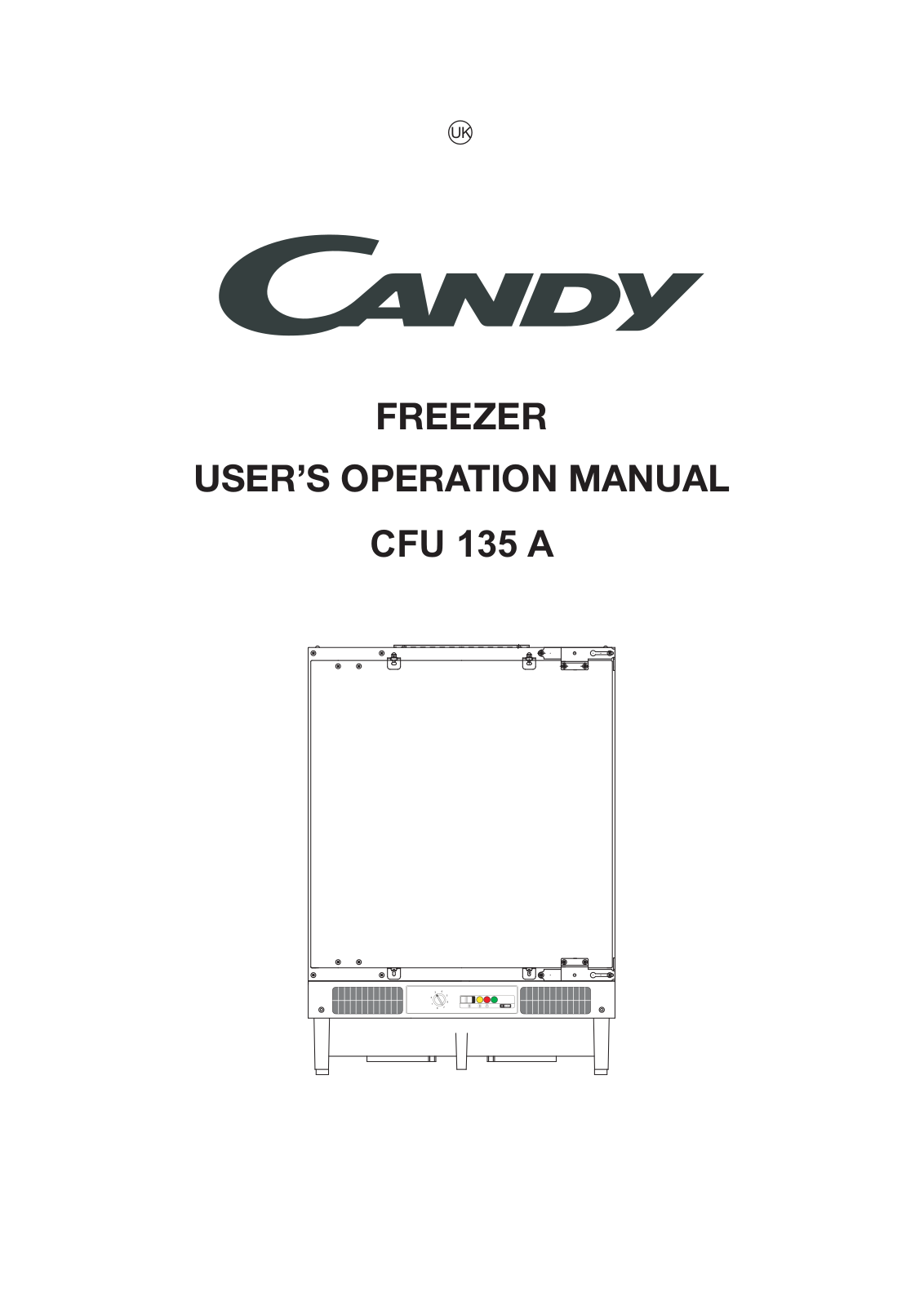 CANDY CFU135E User Manual