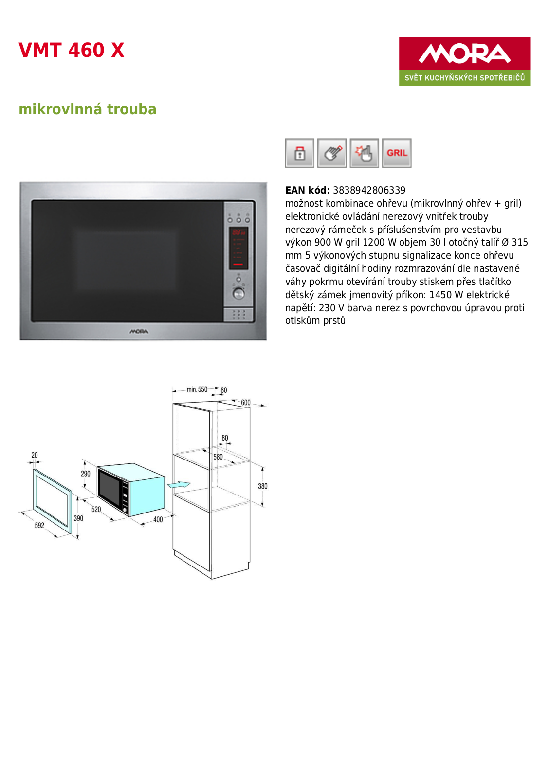 Mora VMT 460 X User Manual