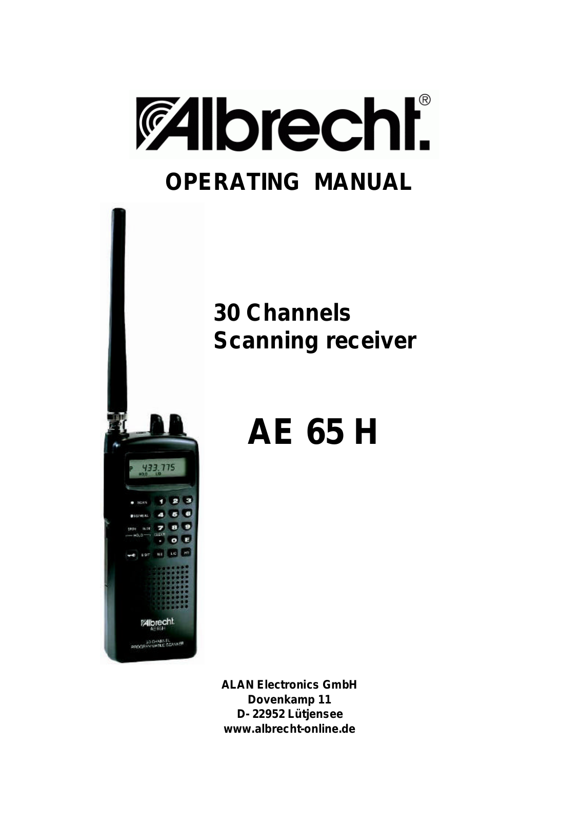 Albrecht AE65H User Guide