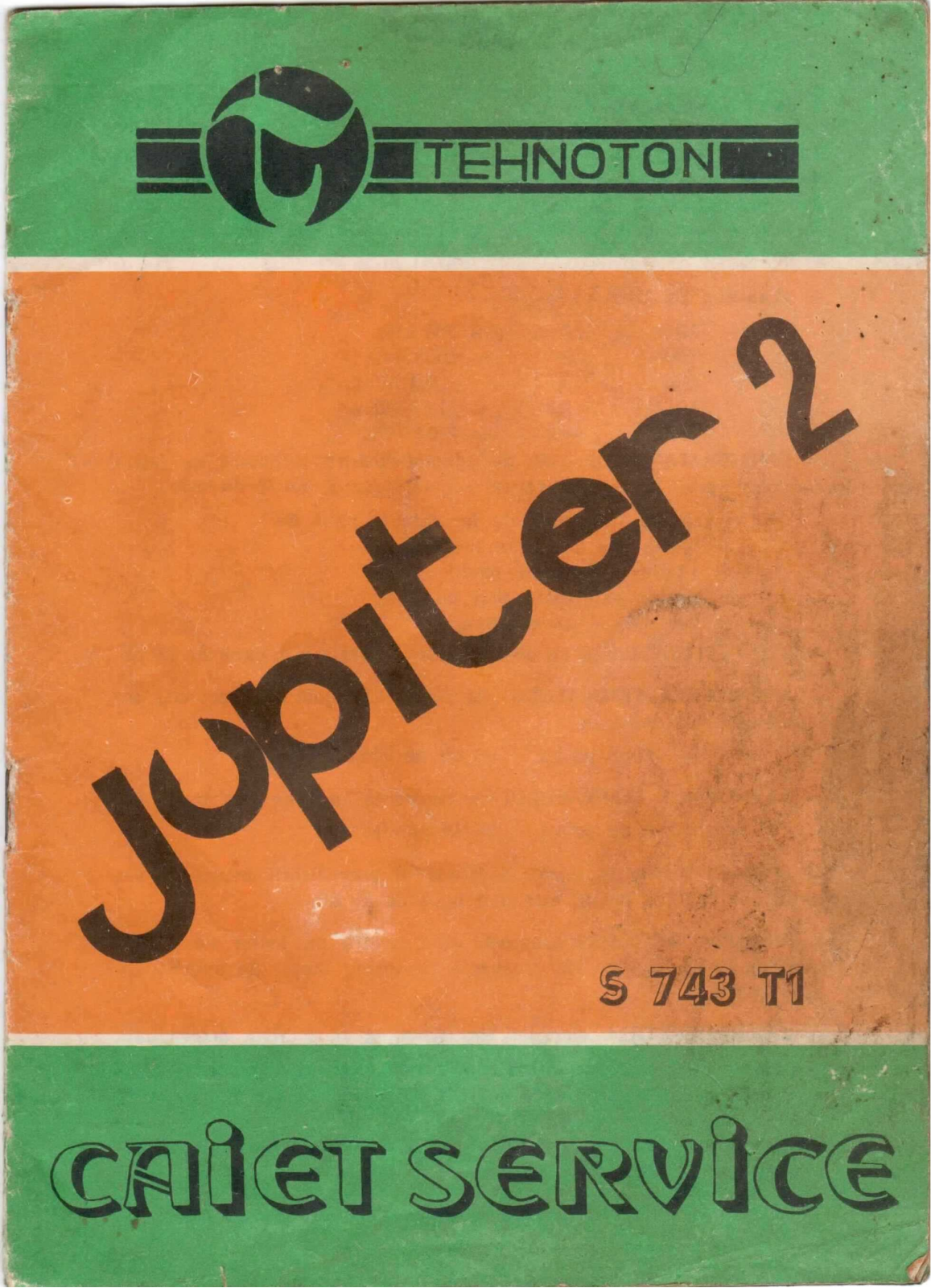 Tehnoton Jupiter 2 Service Manual