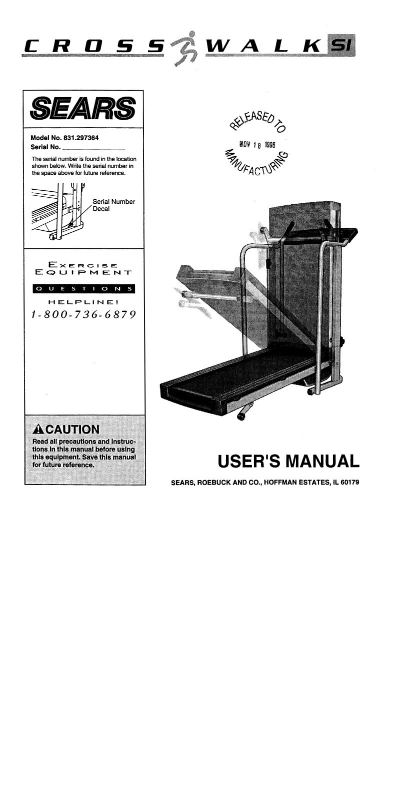 ProForm 297364 User Manual