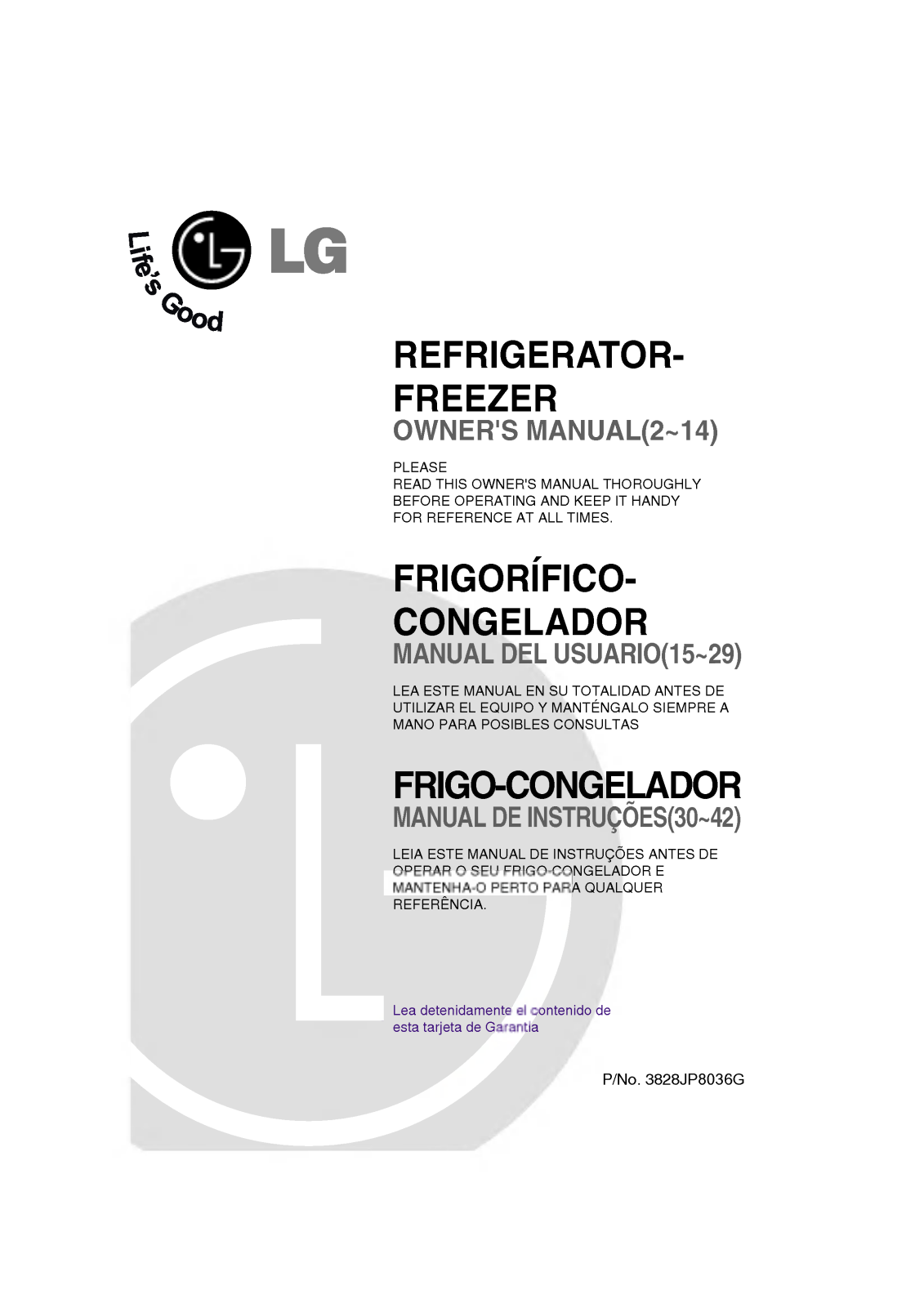 LG GN-372ST User Manual