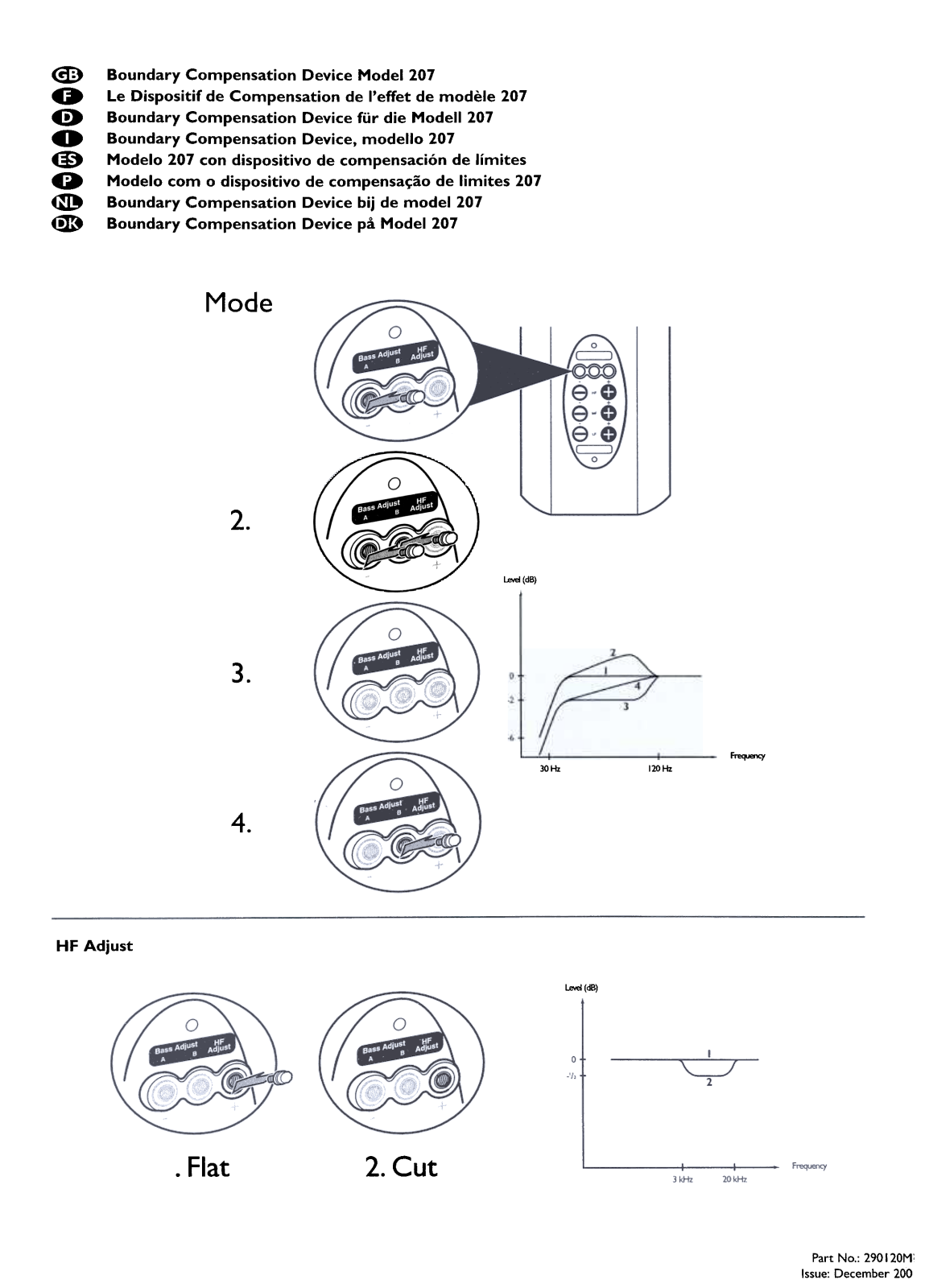 KEF 207 Owners manual