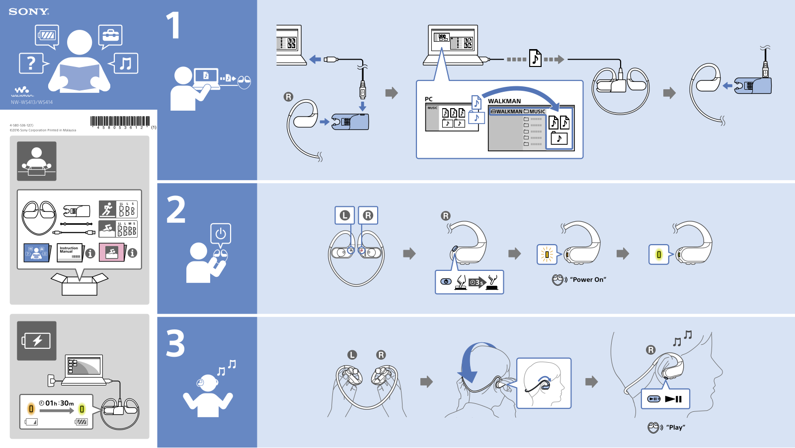 Sony NW-WS414, NW-WS413 User Manual