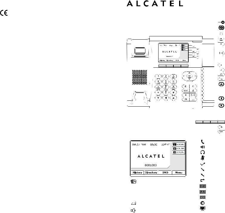 ALCATEL Temporis IP800 User Manual