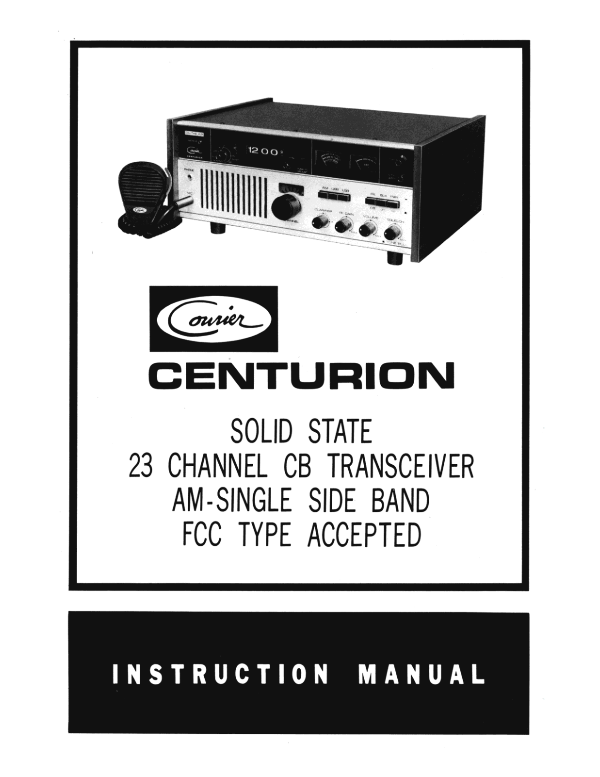 Courier Centurion User manual - ManualMachine.com