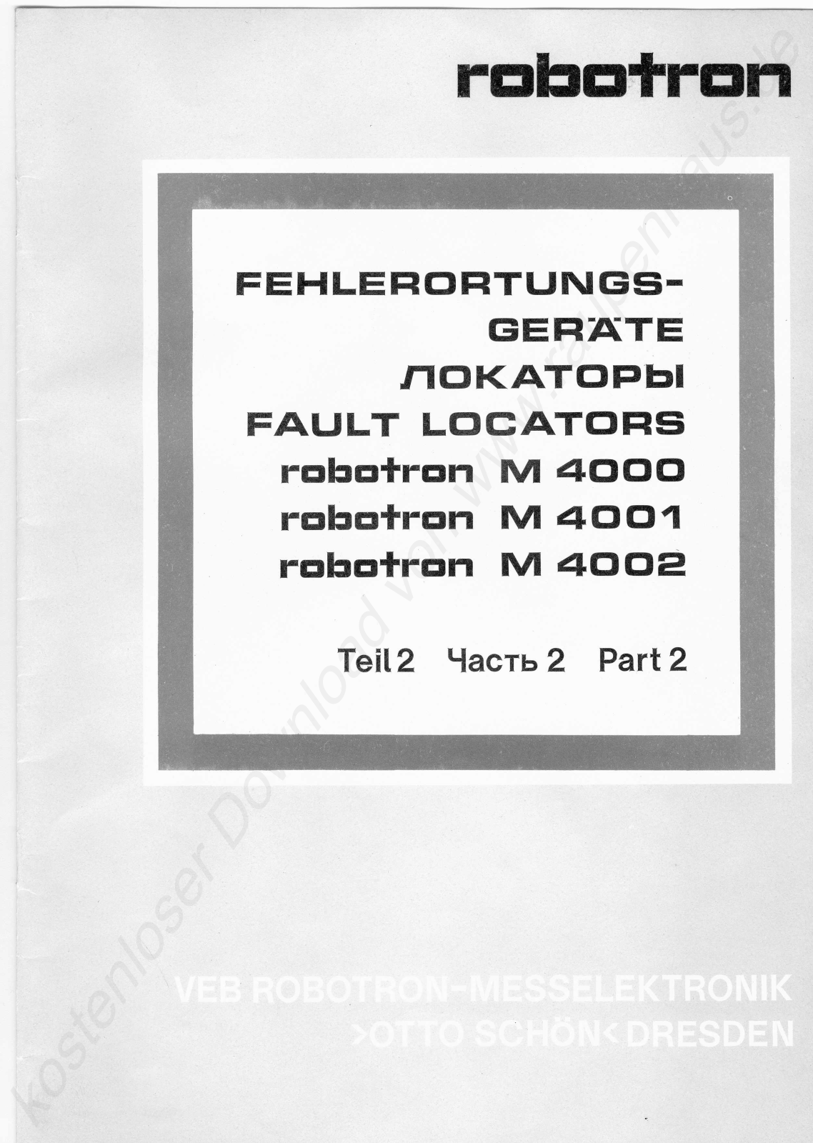 Inne FOG-M4000 User Manual