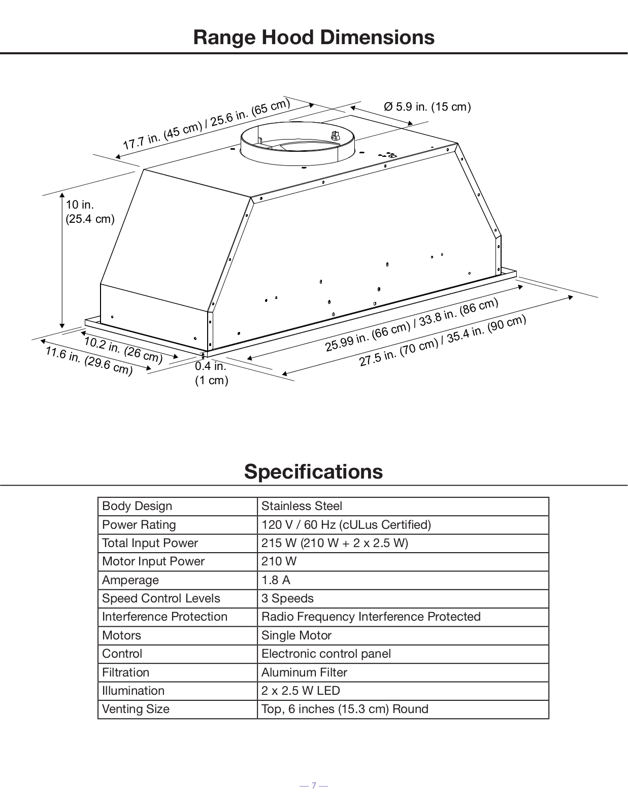 Ancona W007095776 Specifications - ManualMachine.com