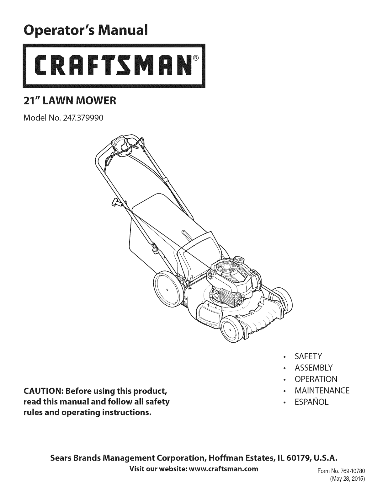 MTD 12AKD38S799 Owner’s Manual