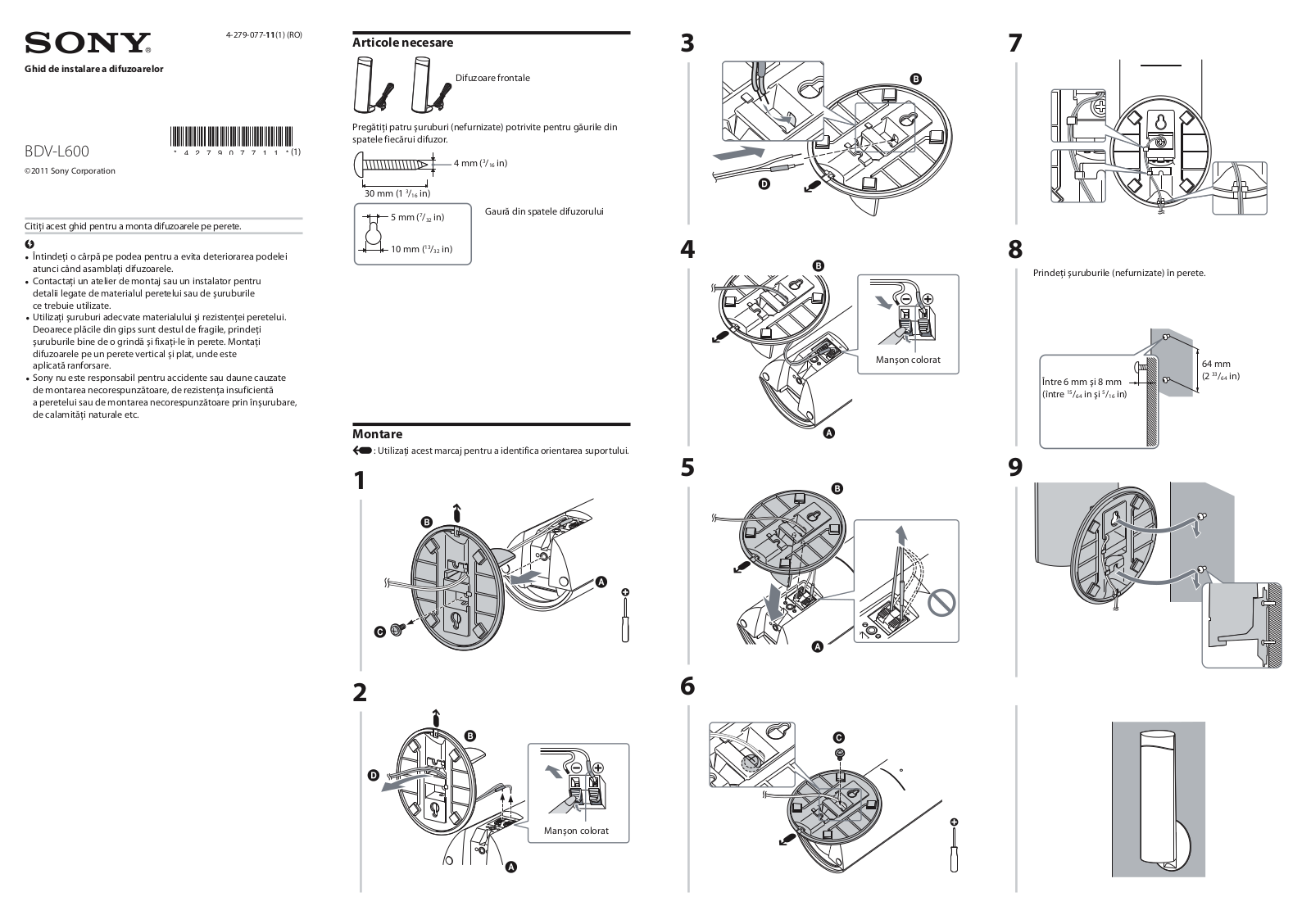 Sony BDV-L600 User Manual