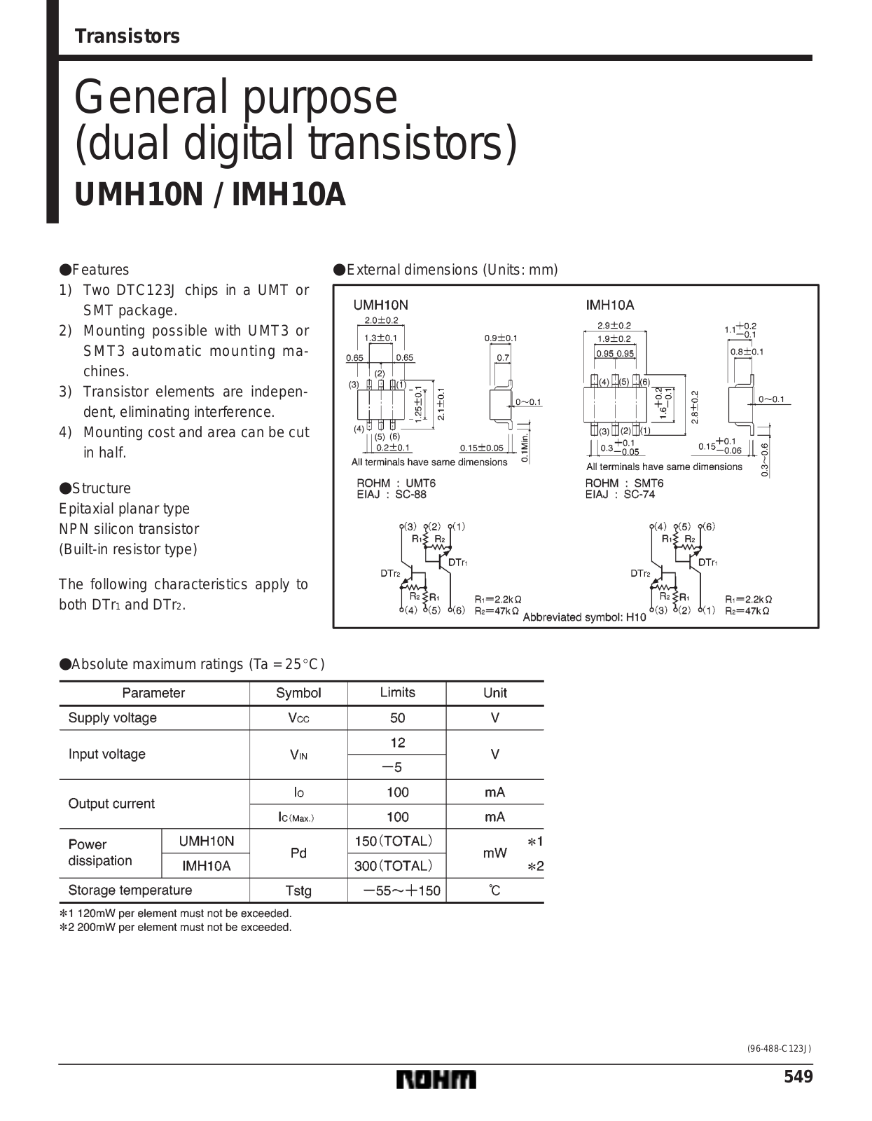 Datasheet umh10n Datasheet - ManualMachine.com