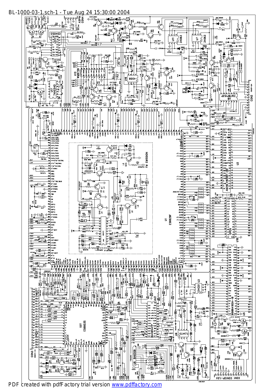 Prolodgy DVD-300B Schematics