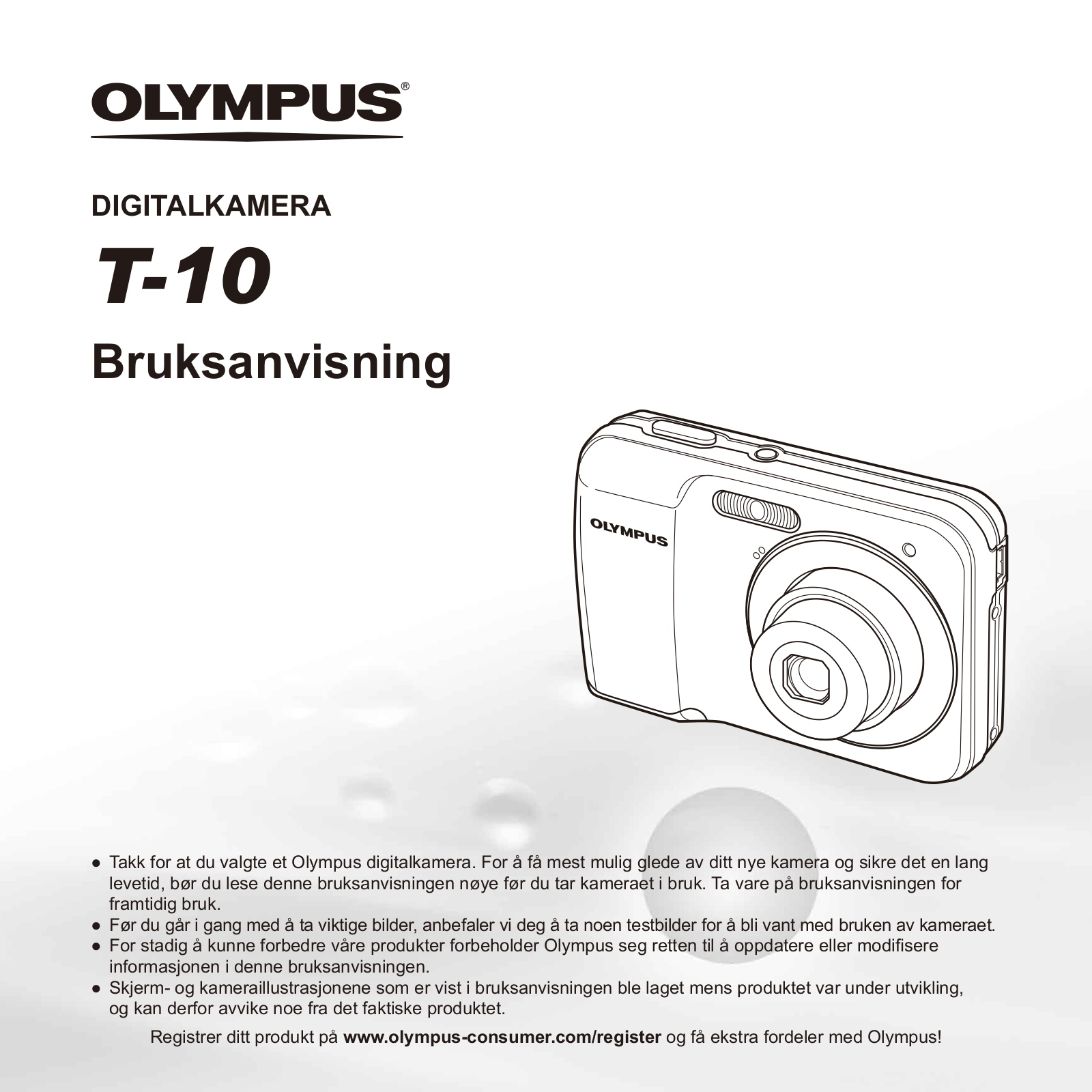 OLYMPUS T-10 User Manual