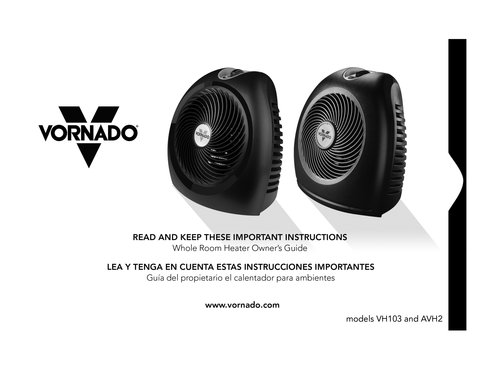 Vornado AVH2, EH1003406, VH103 User Manual 2