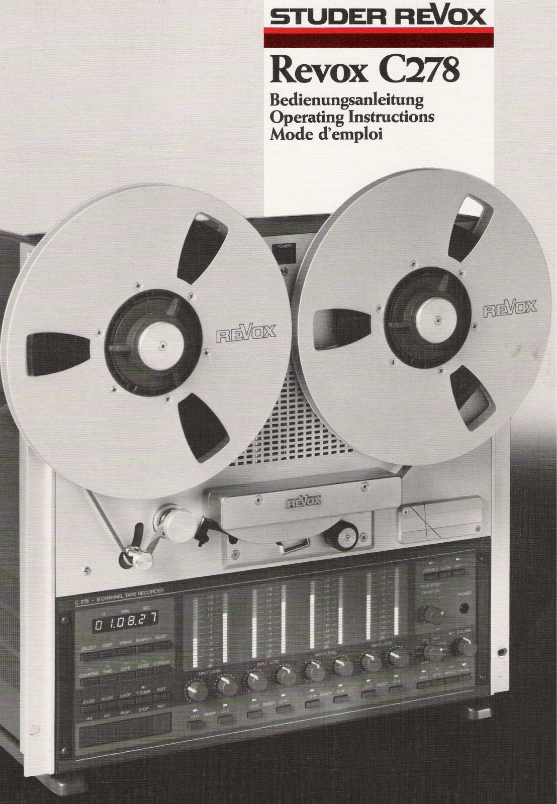 Revox C-274 Owners Manual