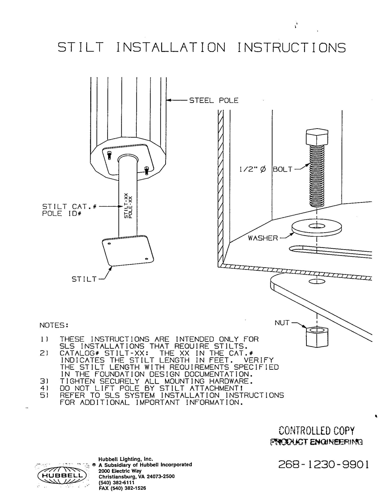 Hubbell Lighting STILT User Manual - ManualMachine.com