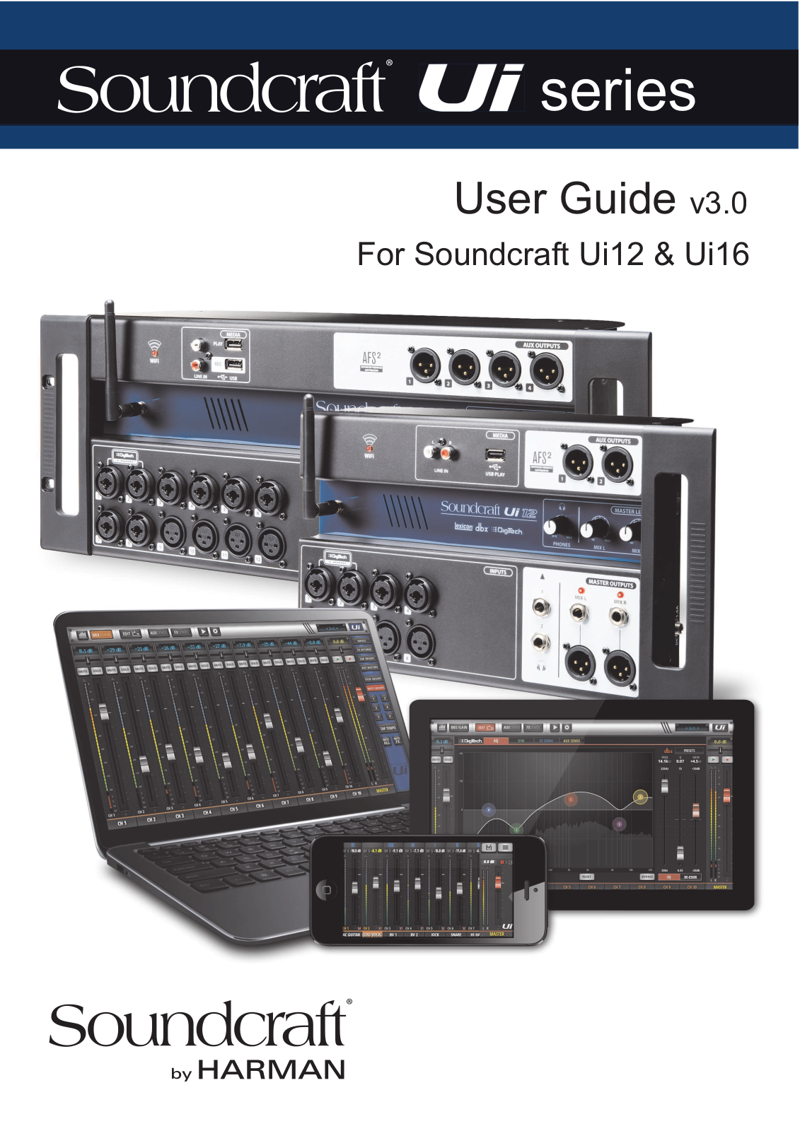 Harman UI16MIXER, UI12MIXER User Manual