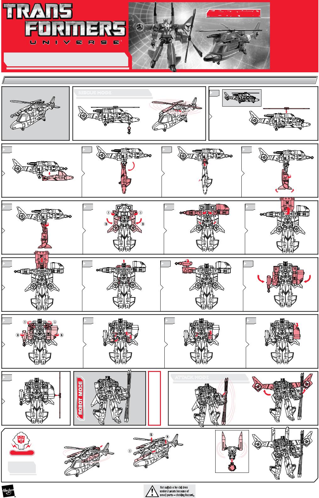 Hasbro TRANSFORMERS UNIVERSE AUTOBOT BLADES User Manual