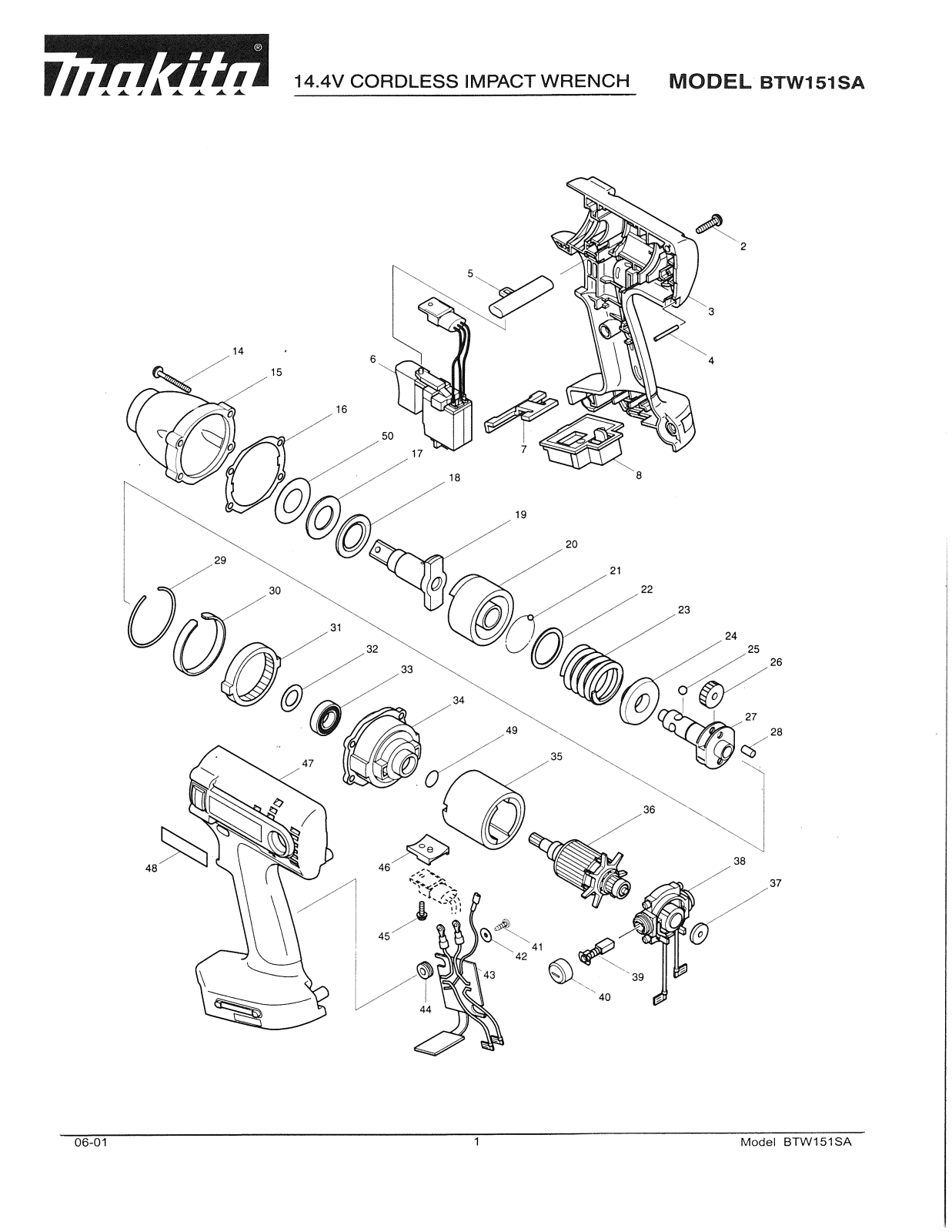 Makita BTW151SA User Manual