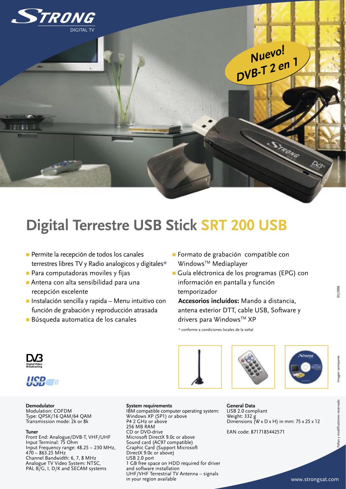 Strong SRT 200 USB BROCHURE