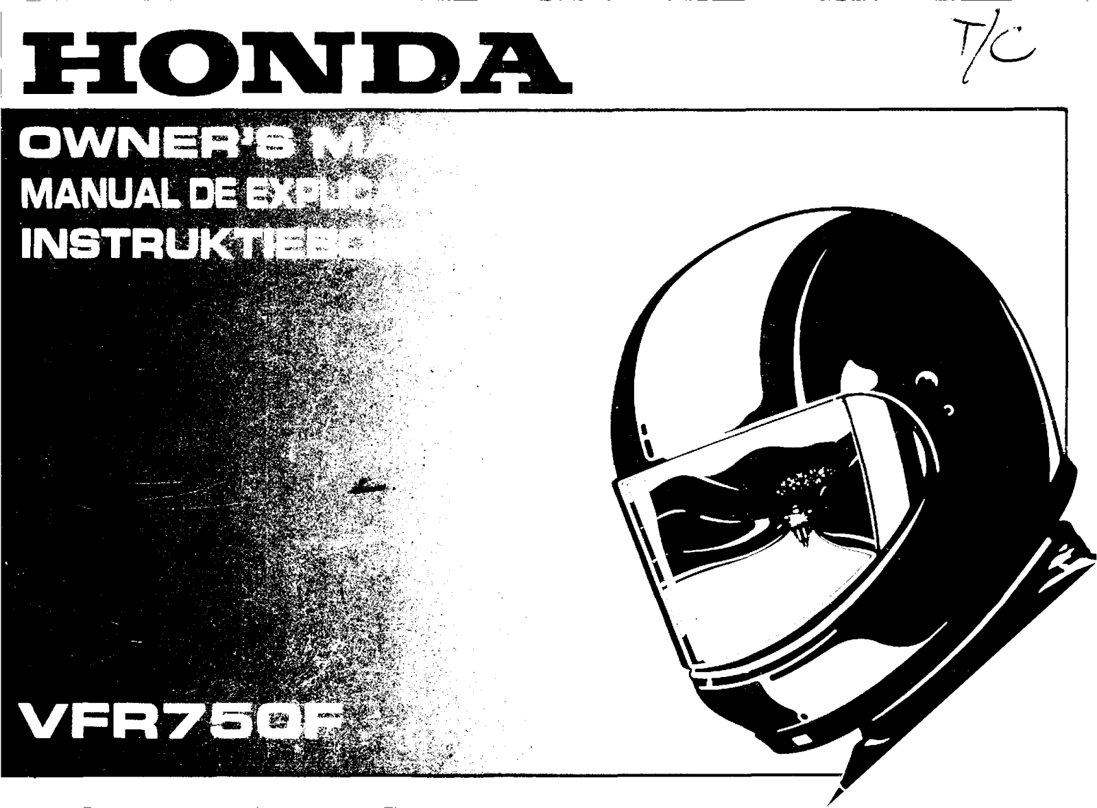 Honda VFR750 1989 Owner's Manual