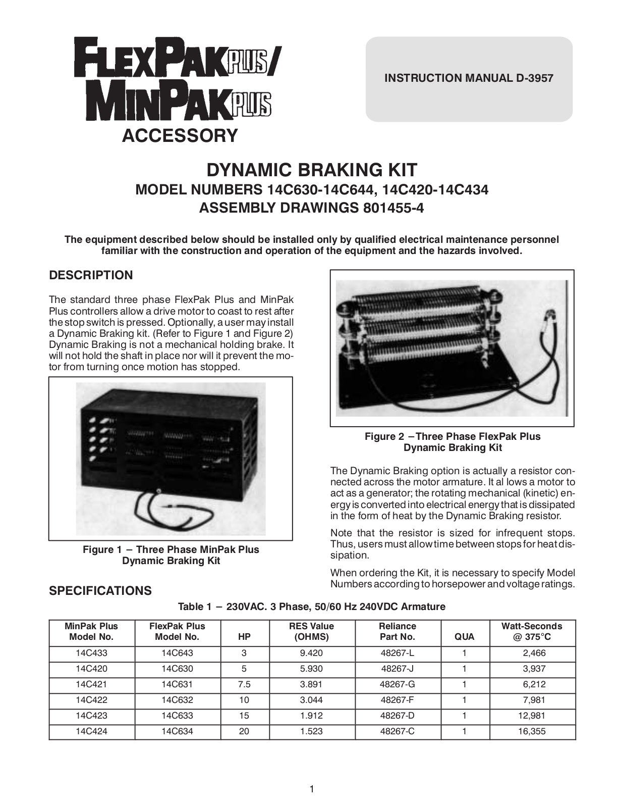 Rockwell Automation FlexPak Plus DB User Manual