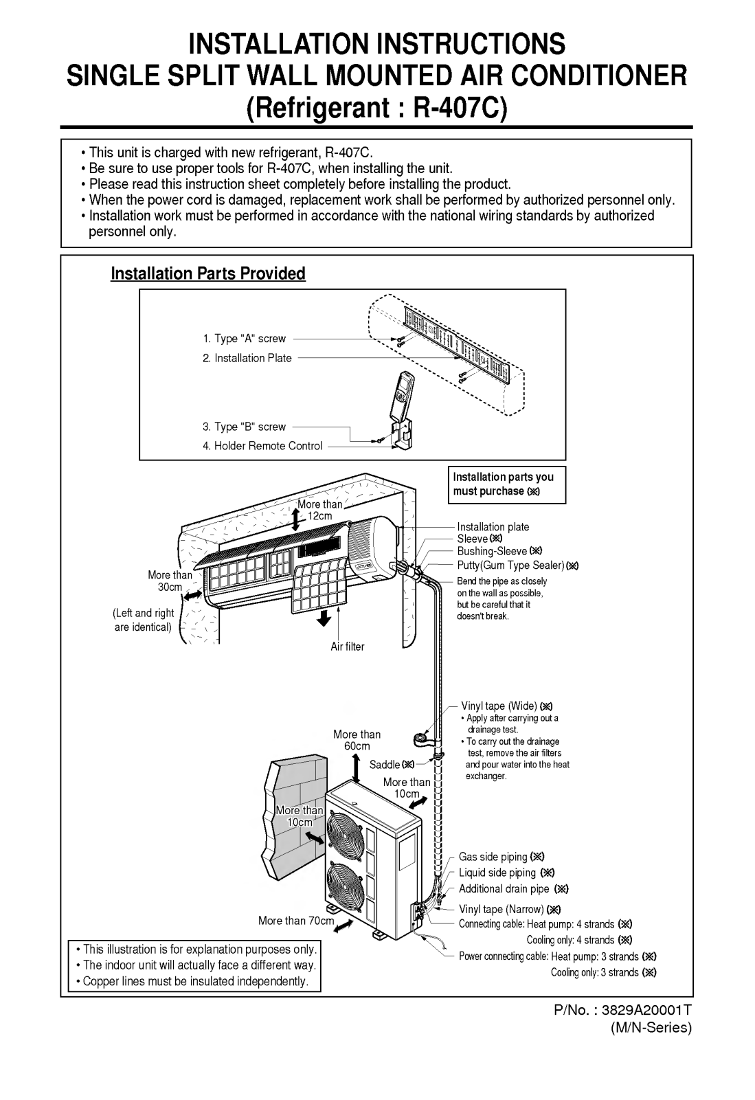 LG CS-C366NLB0, CS-H366NLD0 User Manual