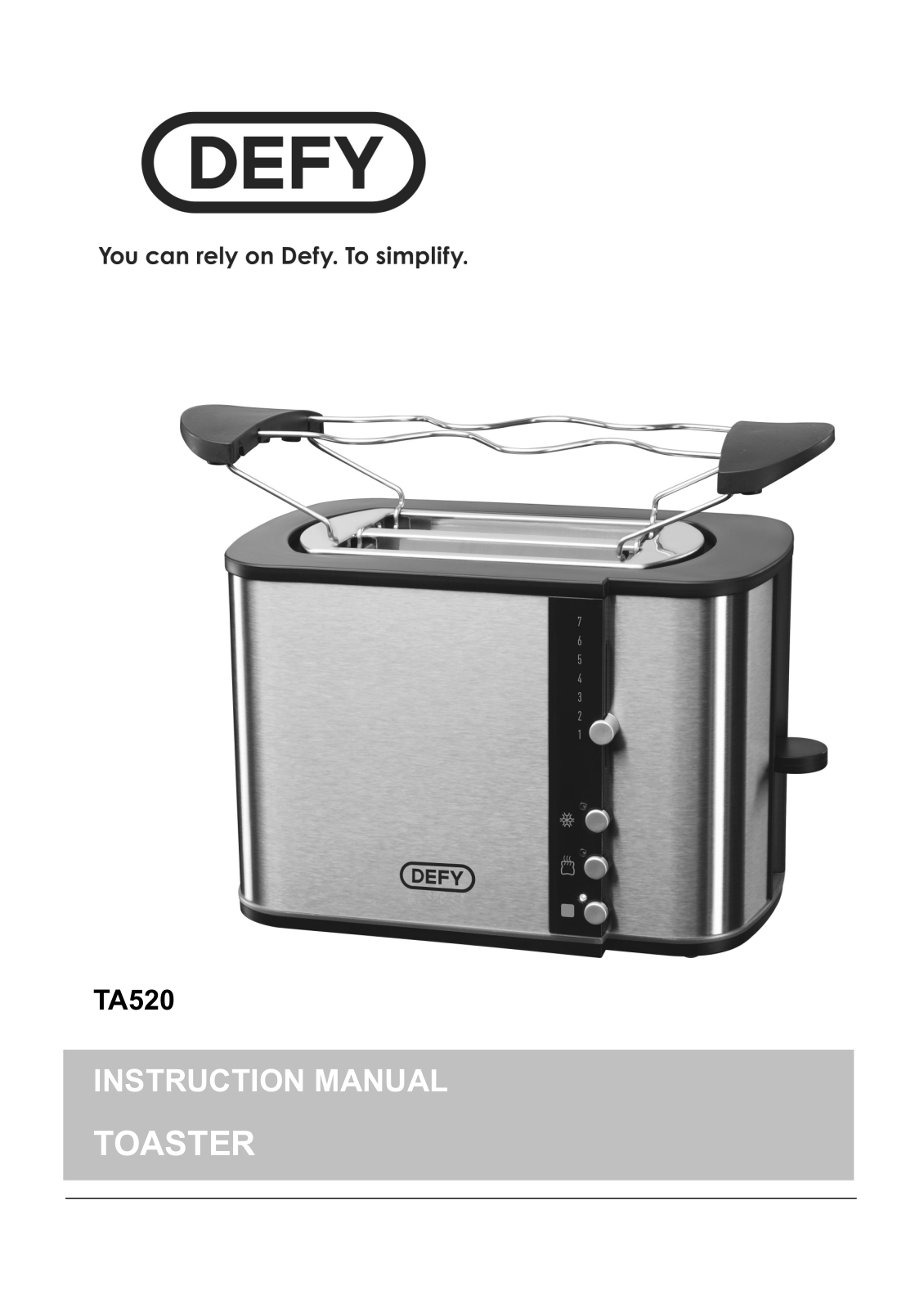 Defy TA520 User Manual