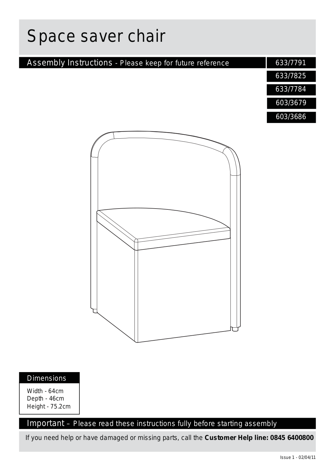 Hygena 633-7791, 633-7784, 603-3679, 603-3686 Instruction manual