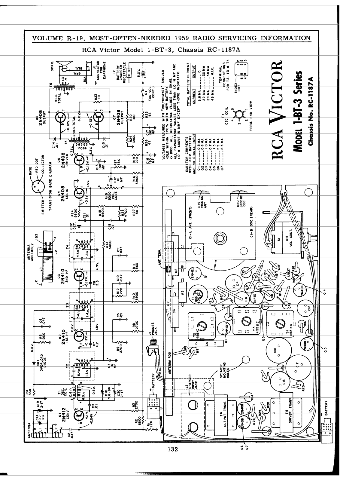 RCA Victor 1-BT-3 Schematic