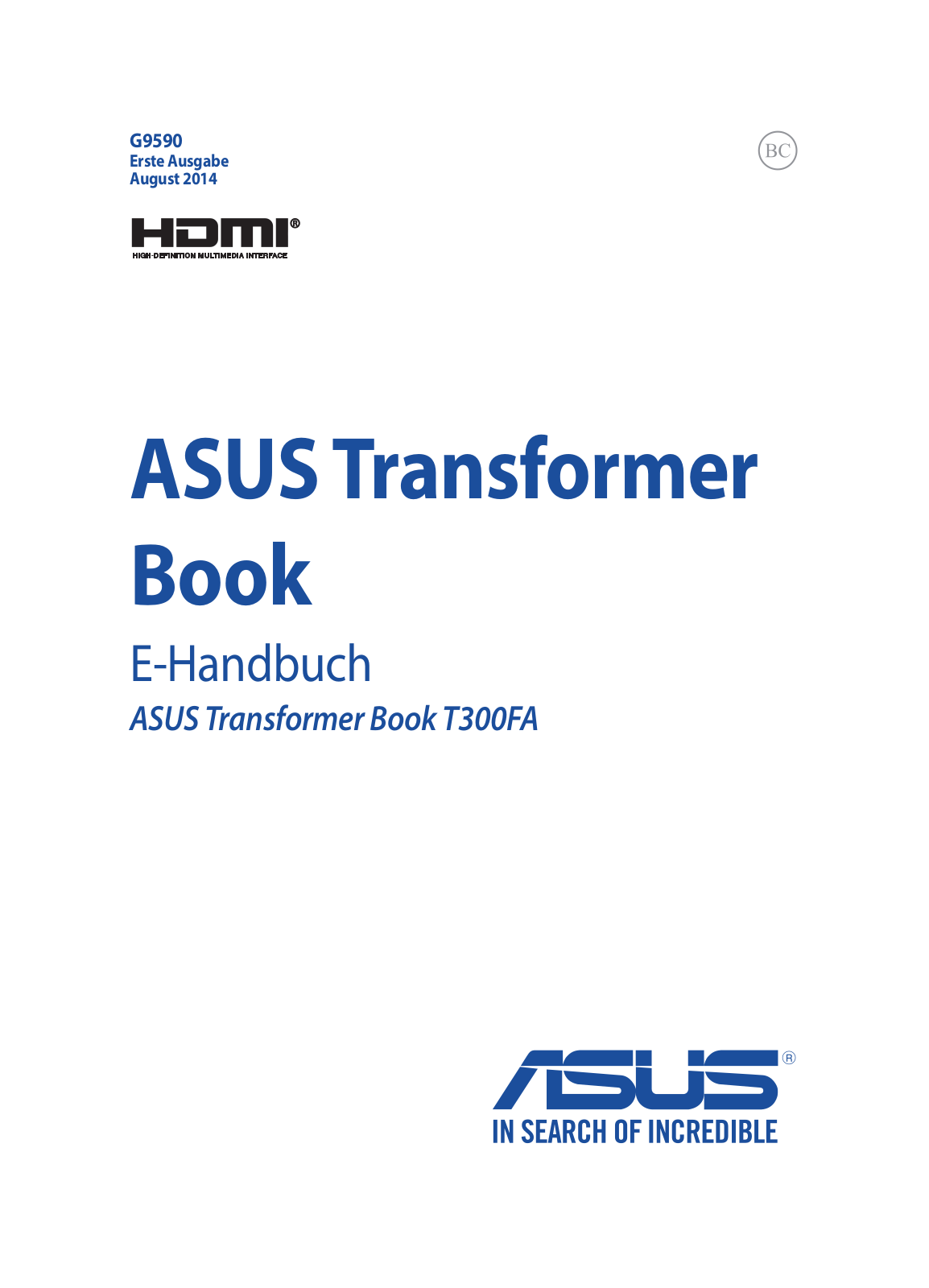 Asus T300FA User’s Manual