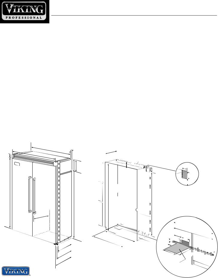 Viking VCSB5483WH PRODUCT SPECIFICATIONS