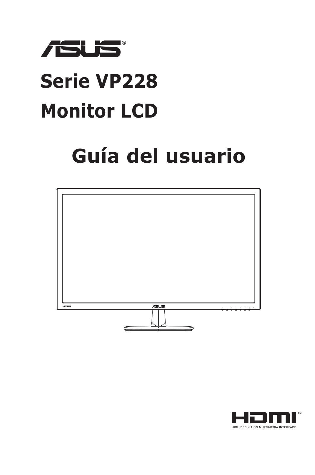 Asus VP228HE, VP228DE, VP228N, VP228T, VP228H User’s Manual