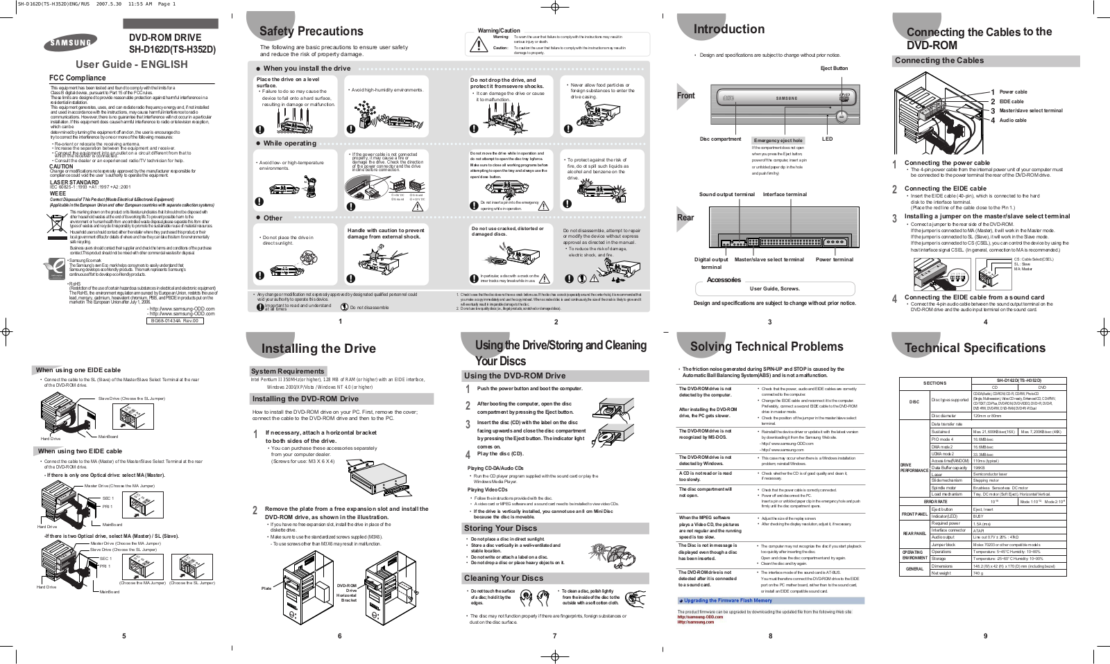 Samsung SH-D162D, TS-H352D User Manual