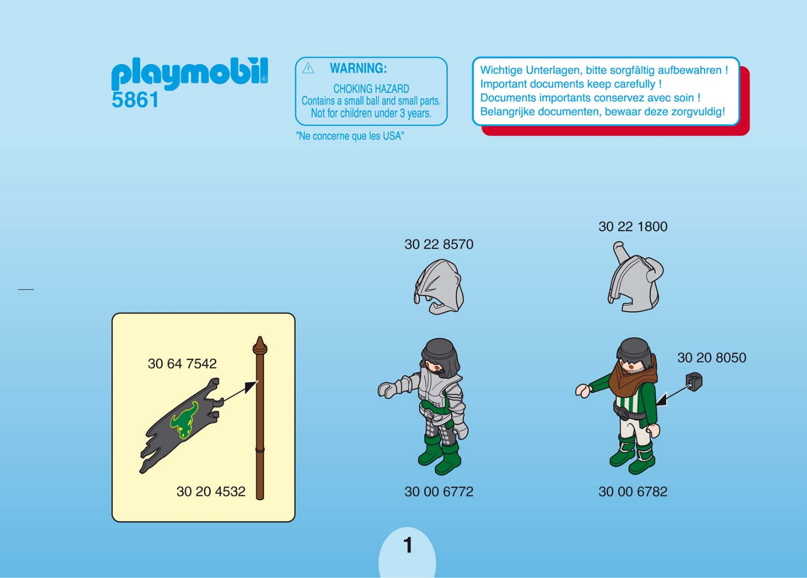 Playmobil 5861 Instructions