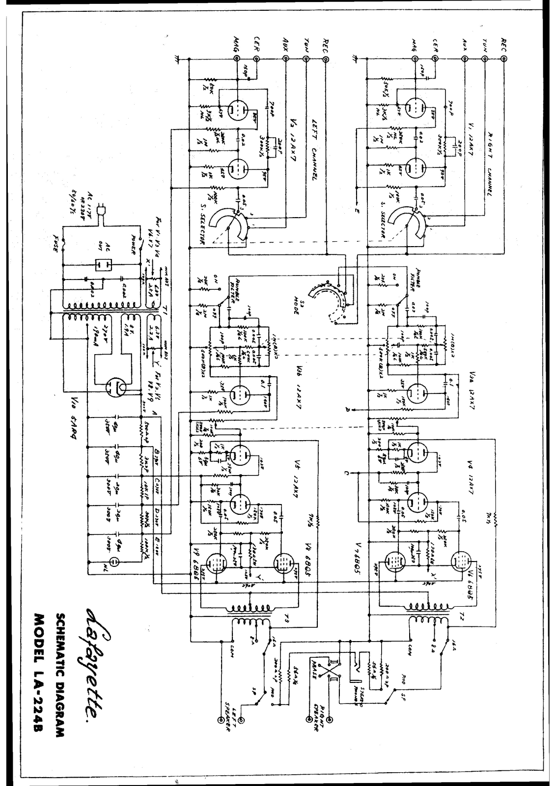 Lafayette LA224B Schematic - ManualMachine.com