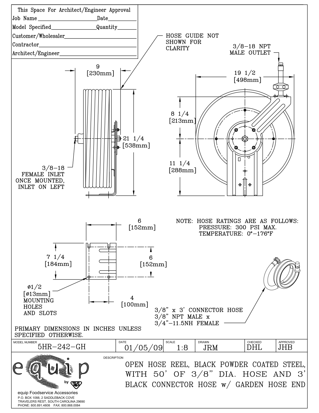 T&S Brass 5HR-242-GH User Manual