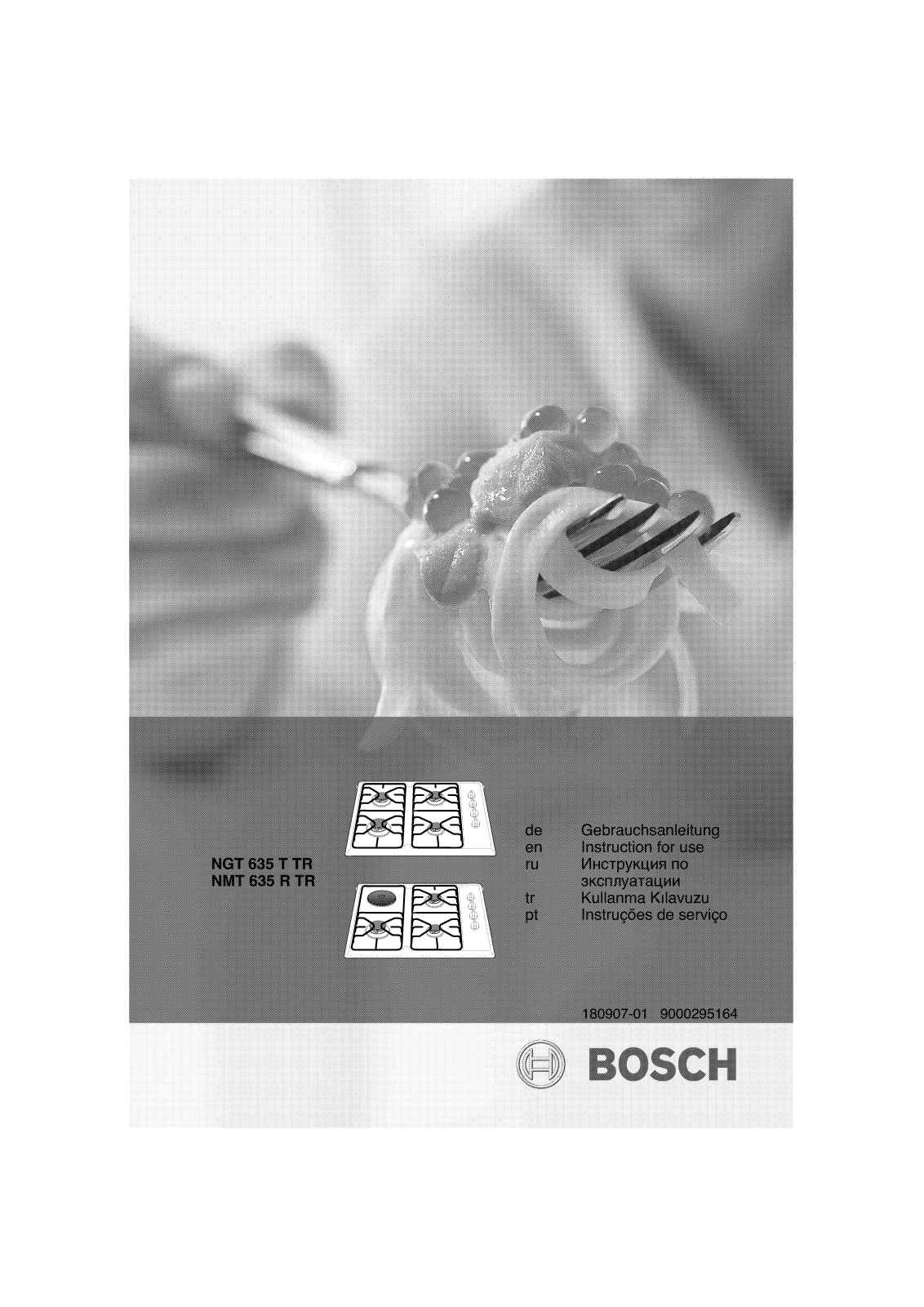 Bosch NGT635TTR User Manual