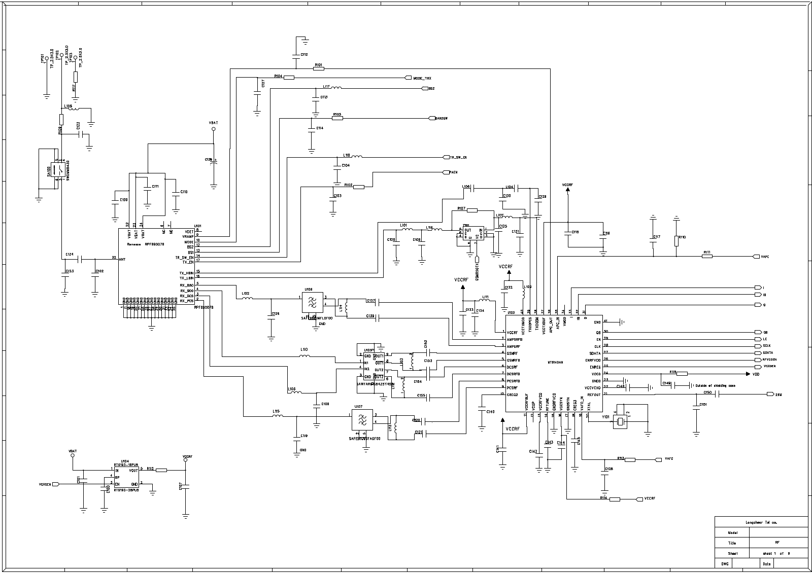 FLY E170 Schematic