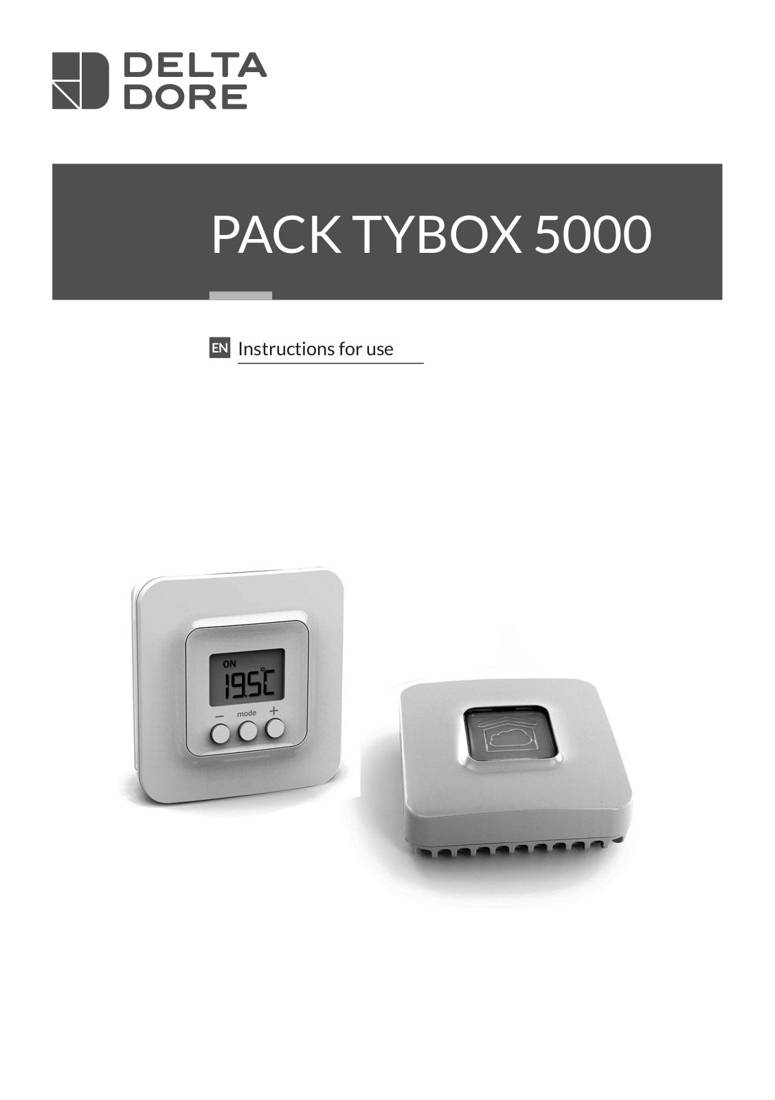 DELTA DORE PACK TYBOX 5000 Instructions For Use Manual
