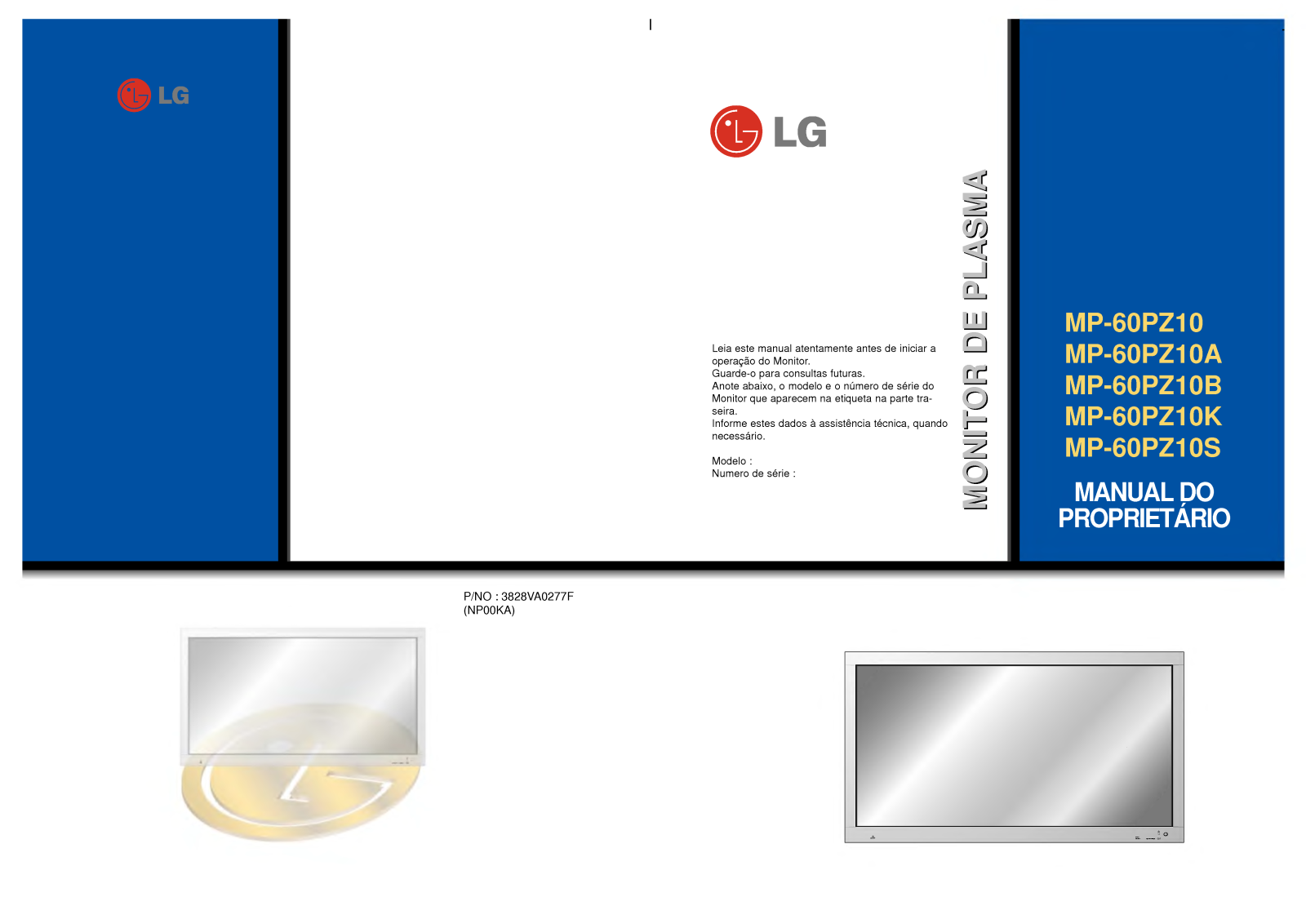 Lg MP-60PZ10 User Manual