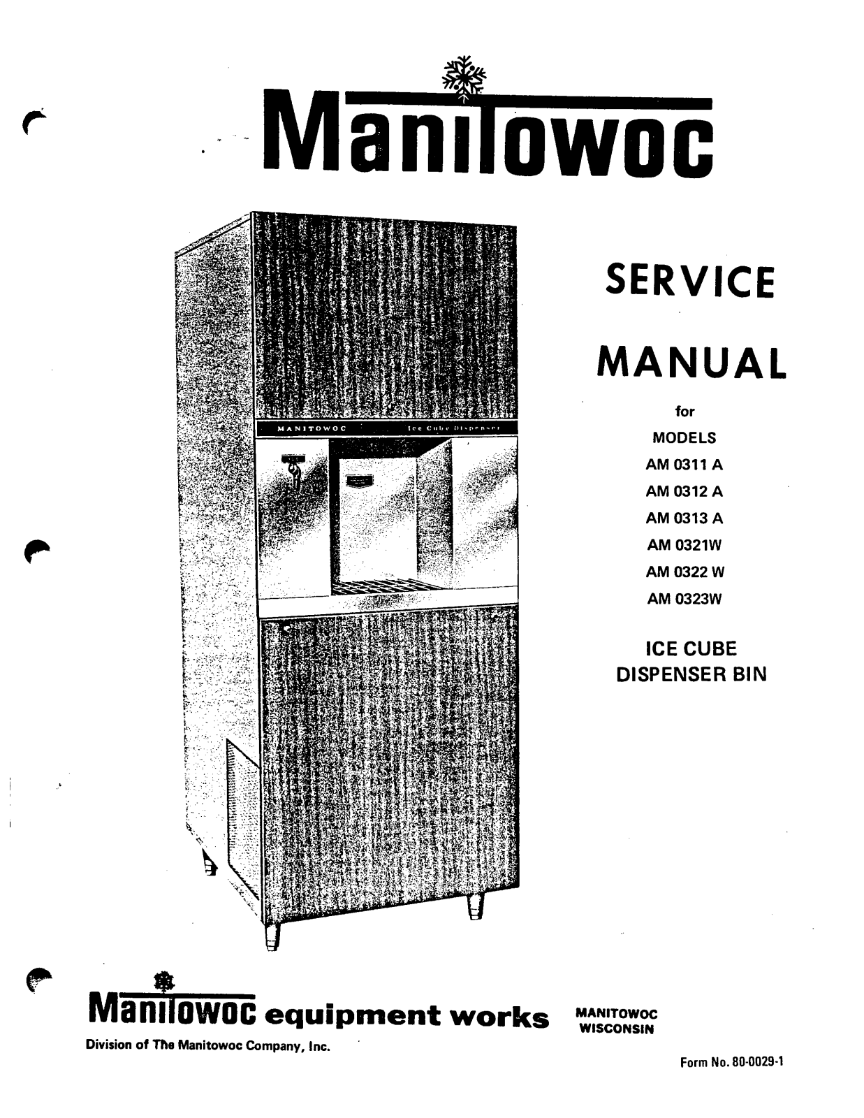 Manitowoc Ice AM0311A Service Manual