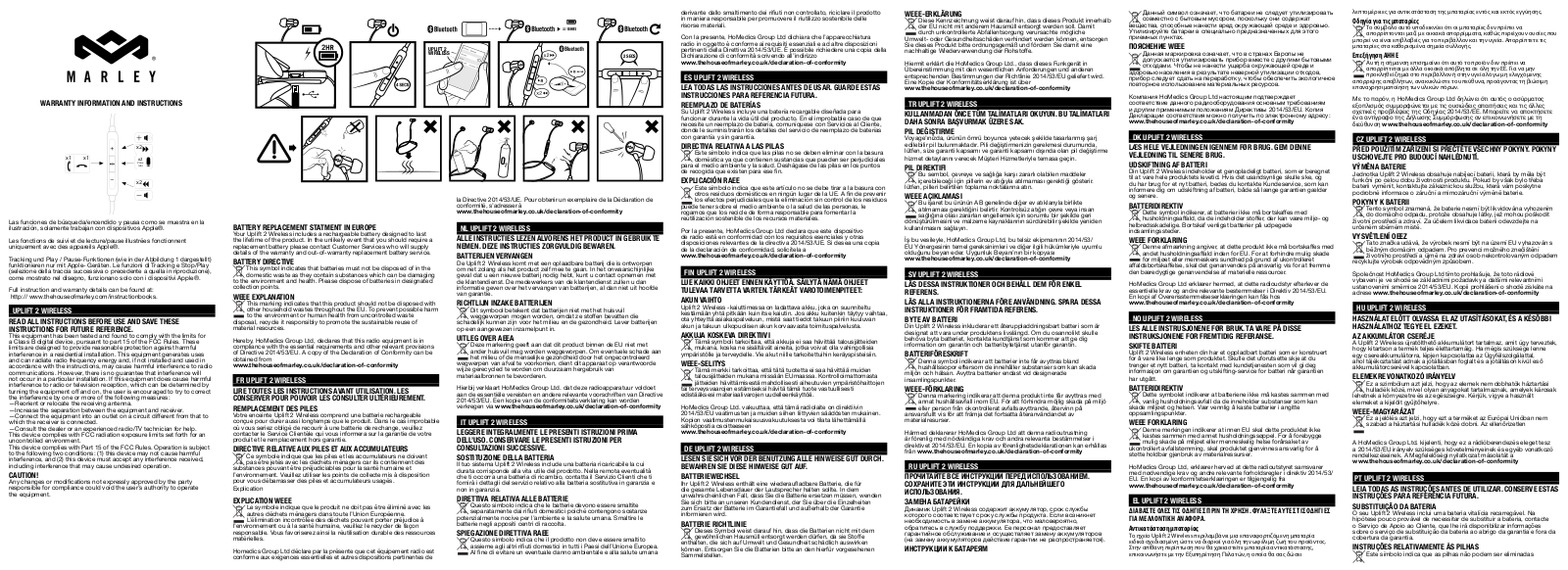 The House of Marley EMJE103 Users manual