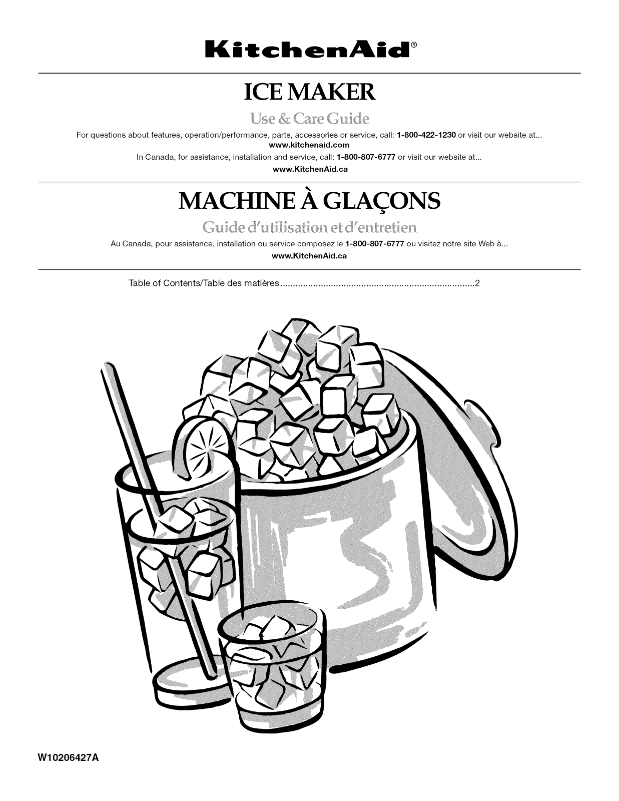 KitchenAid KUIO18NNVS3, KUIO18NNVS2 Owner’s Manual