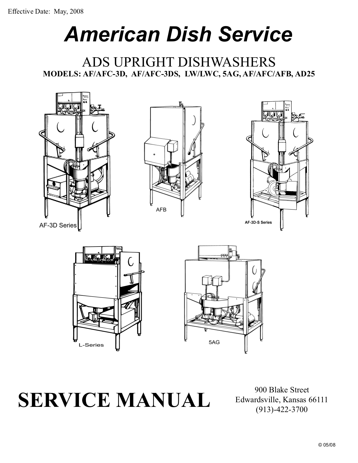 American Dish 5AG, 5-AG-S Service Manual